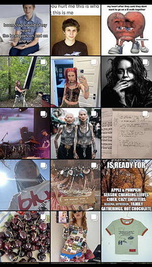 Instagram explore page